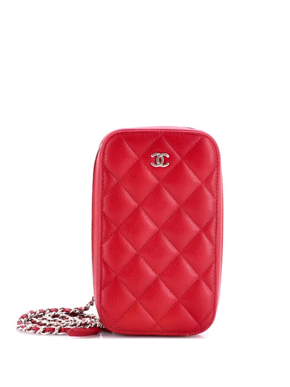 Chanel Zip Around Phone Case With Chain #356585C17B